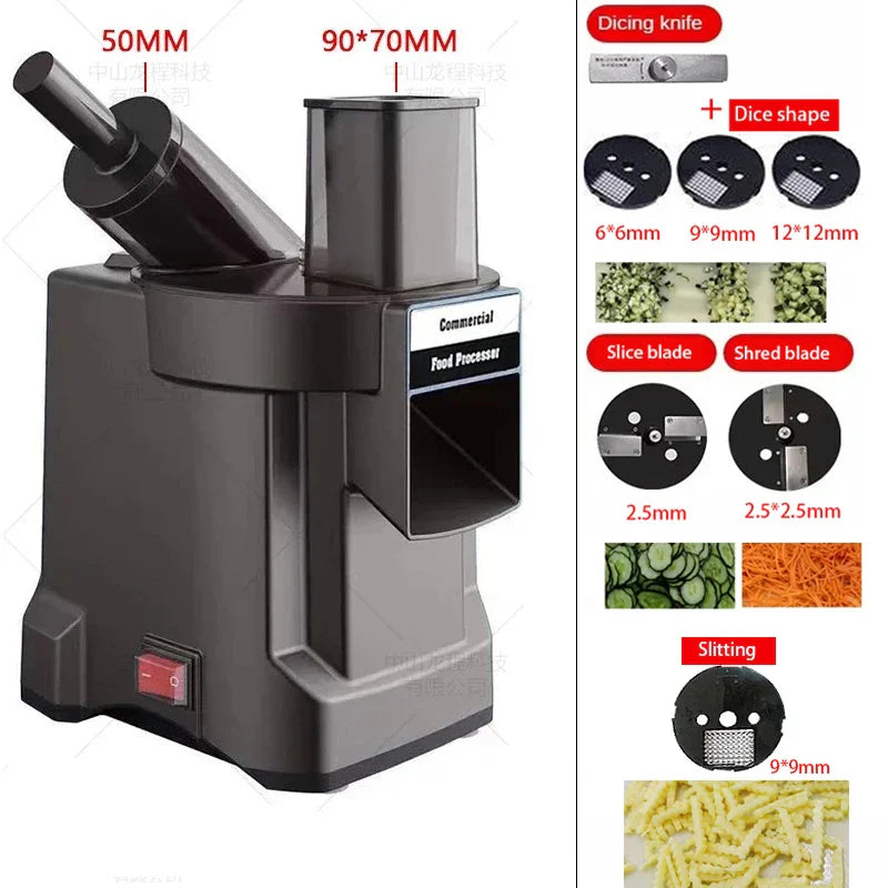 Trendbay Electric Vegetable Chopper & Slicer Food Processor 220V