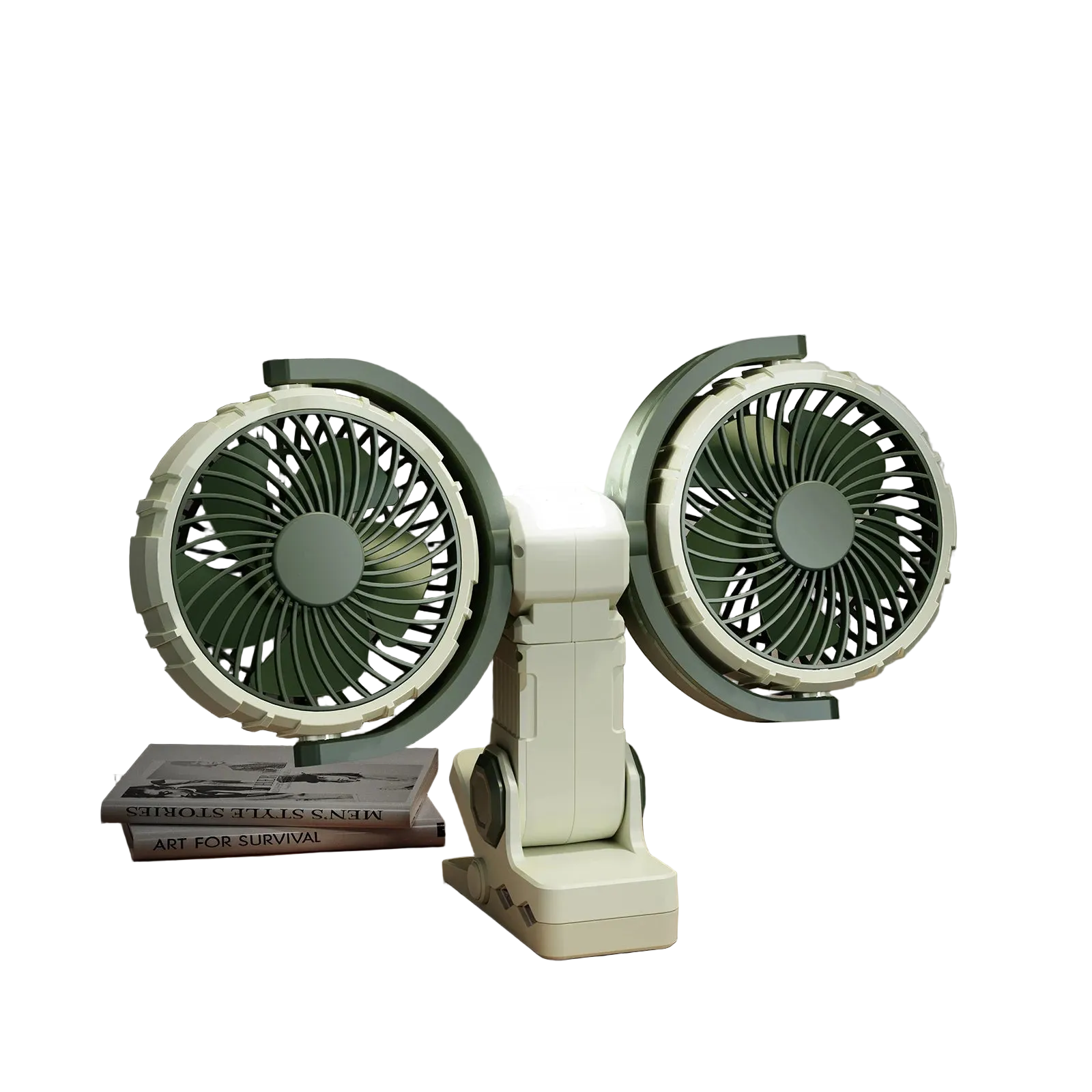 Trendbay Dual-Head Clip-On Desk Fan