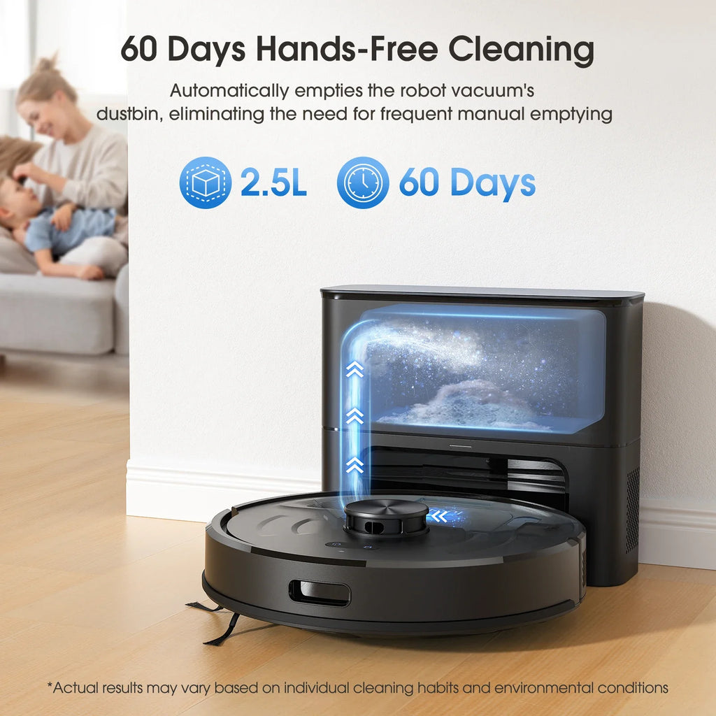 Trendbay L20Max Self-Emptying Robot Vacuum – 6000Pa LiDAR 3-in-1 Sweep & Mop