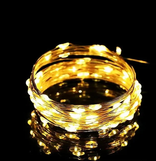 Trendbay 10M USB LED Copper Wire Fairy String Lights – Warm White
