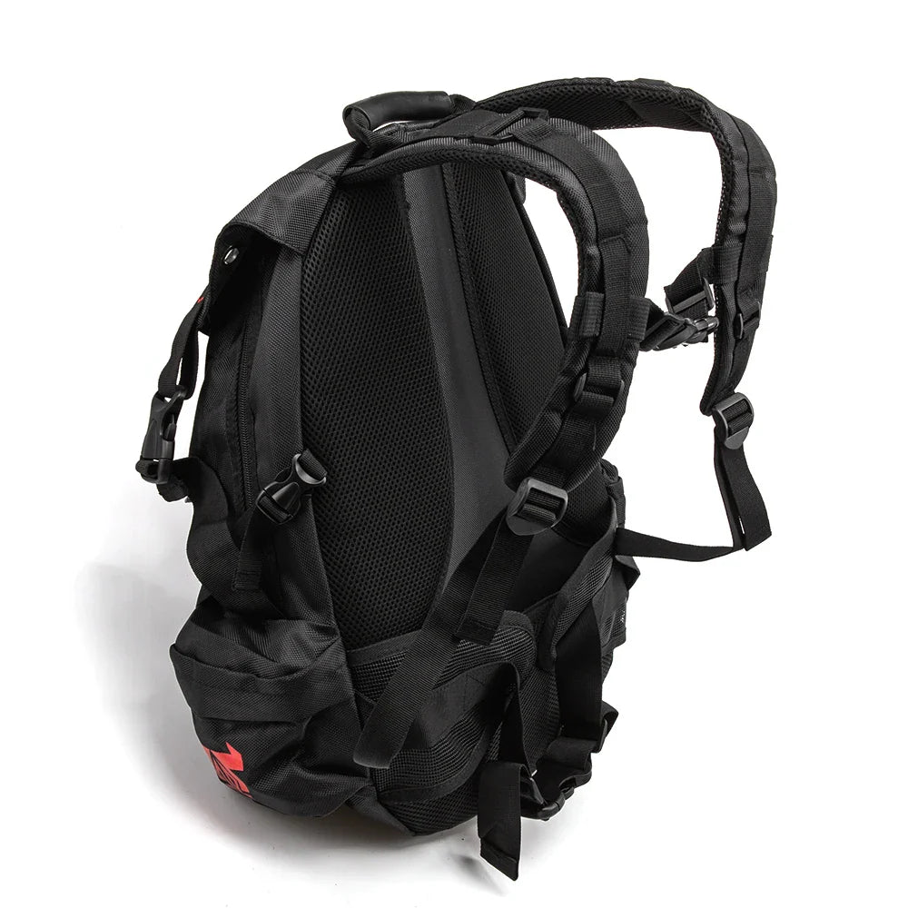 Trendbay Waterproof Motorcycle Backpack with Helmet Storage & Laptop Compartment