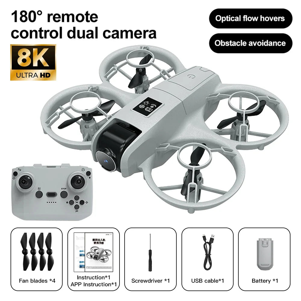 Trendbay 8K HD Pocket Drone with Adjustable Camera