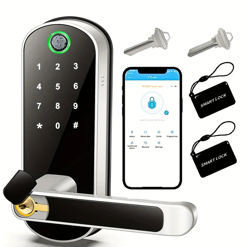 Trendbay Smart WiFi Fingerprint Door Lock with App & NFC Access