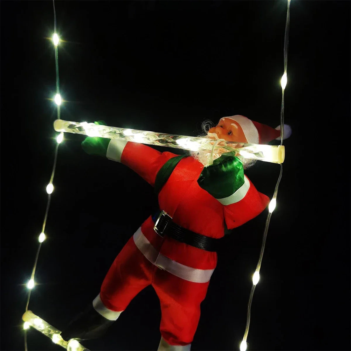 Trendbay 3M Santa Claus Climbing Ladder Decoration