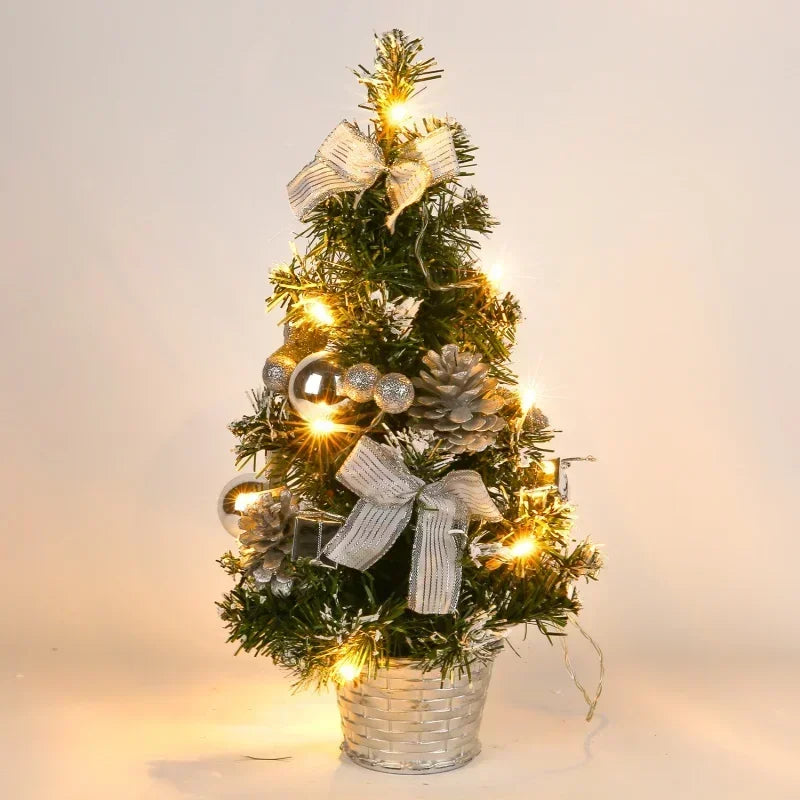 Trendbay 40CM LED Christmas Tree Night Light – Silver