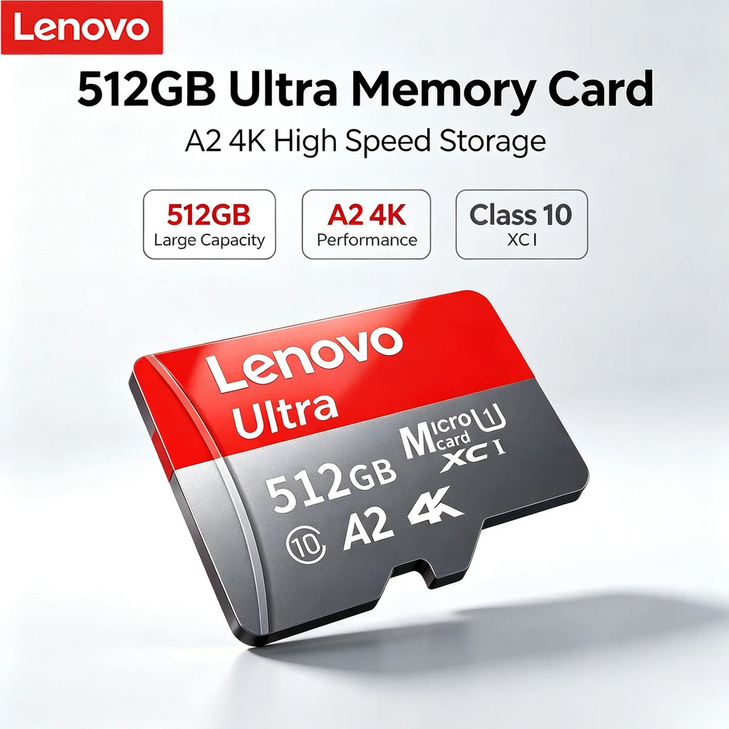Trendbay 512GB MicroSD Memory Card with SD Adapter UHS U3 Class 10 A2