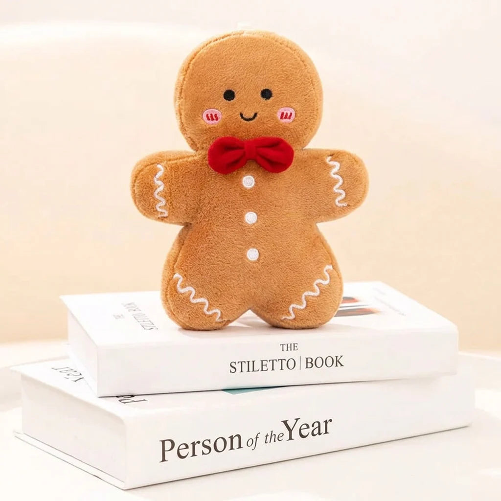 1Trendbay 5cm Gingerbread Man Plush Toy Soft Christmas Cushion