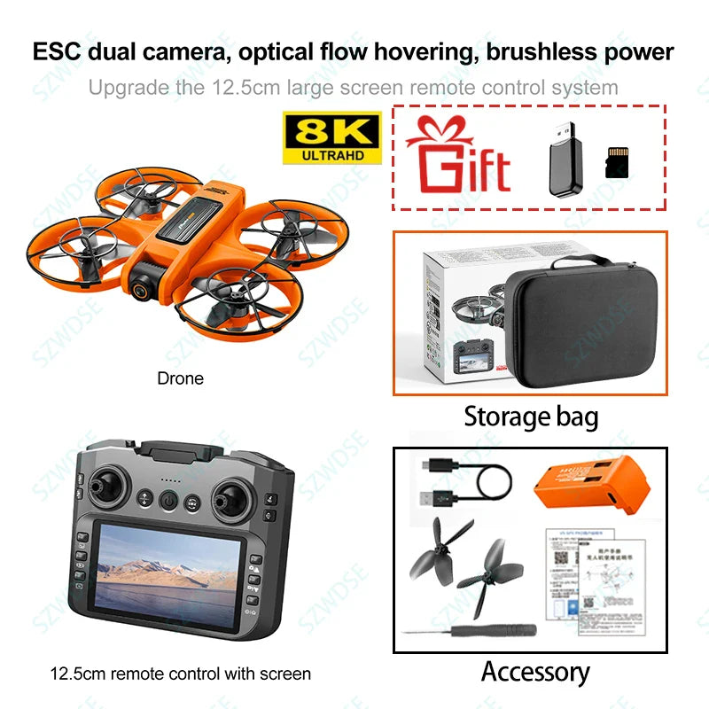 Trendbay 8K WiFi 5G RC Drone with Dual HD Cameras