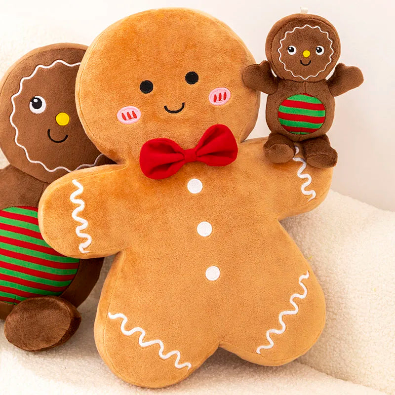 1Trendbay 5cm Gingerbread Man Plush Toy Soft Christmas Cushion