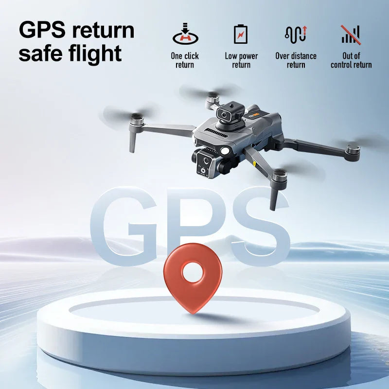 Trendbay 8K GPS Folding Drone with Screen Remote
