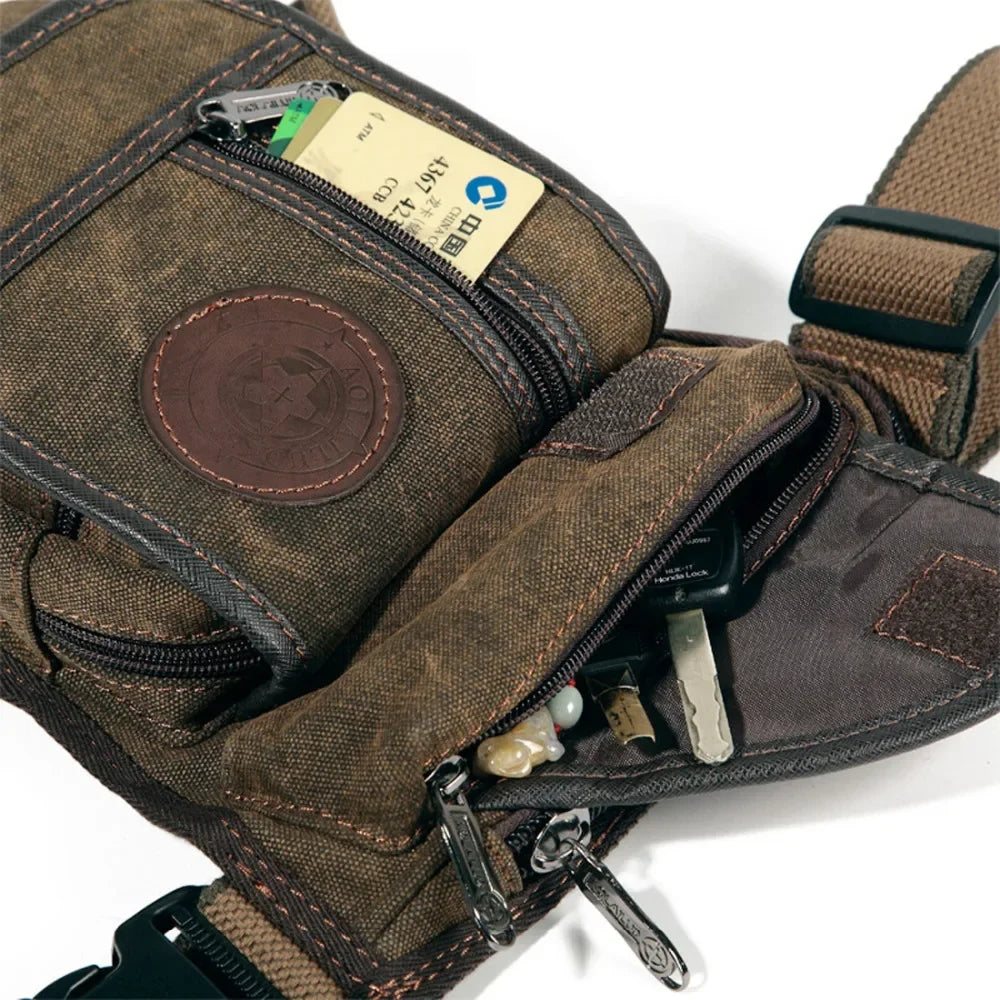 Trendbay Canvas Drop Leg Utility Bag