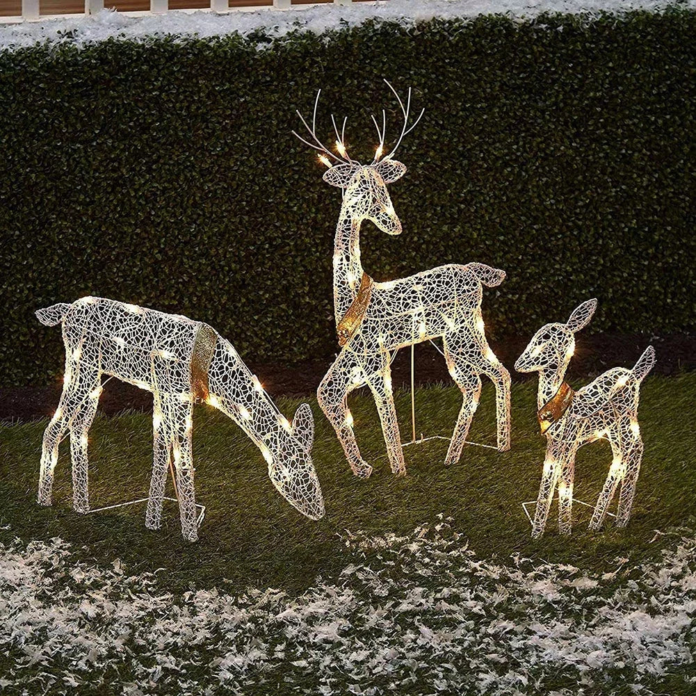 Trendbay Lighted Christmas Reindeer Yard Decoration