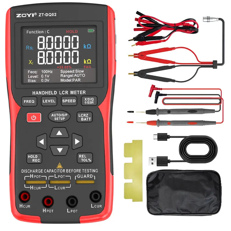 Trendbay High Precision Digital Bridge LCR Tester 99999 Counts