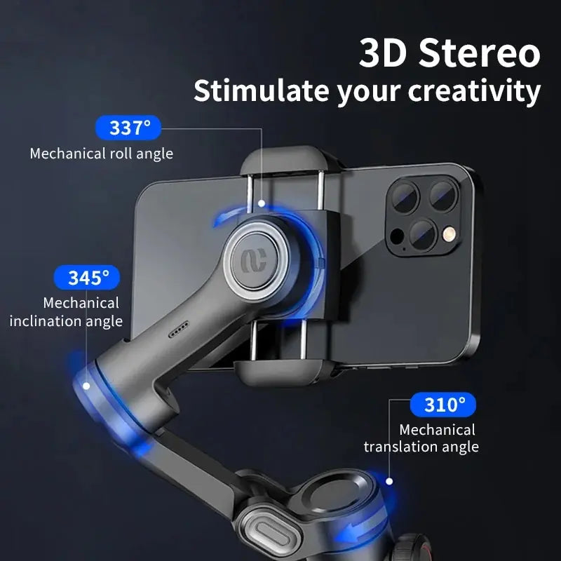 Trendbay SmartXE 3-Axis Gimbal Stabilizer (AI Face Tracking)