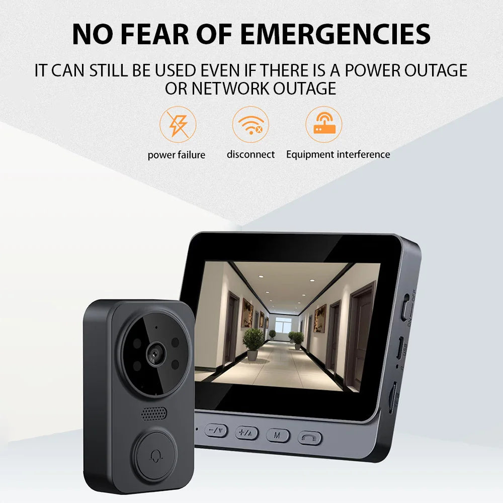 Trendbay 2.4G Wireless Visual Intercom Doorbell