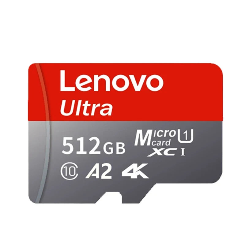 Trendbay Lenovo 512GB MicroSD Memory Card V30 U3 High-Speed TF Card