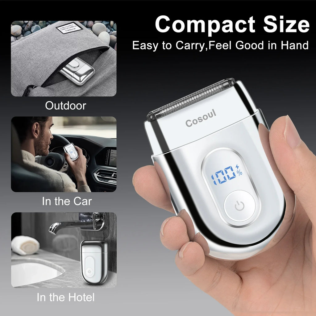 Trendbay Portable Mini Electric Shaver for Men