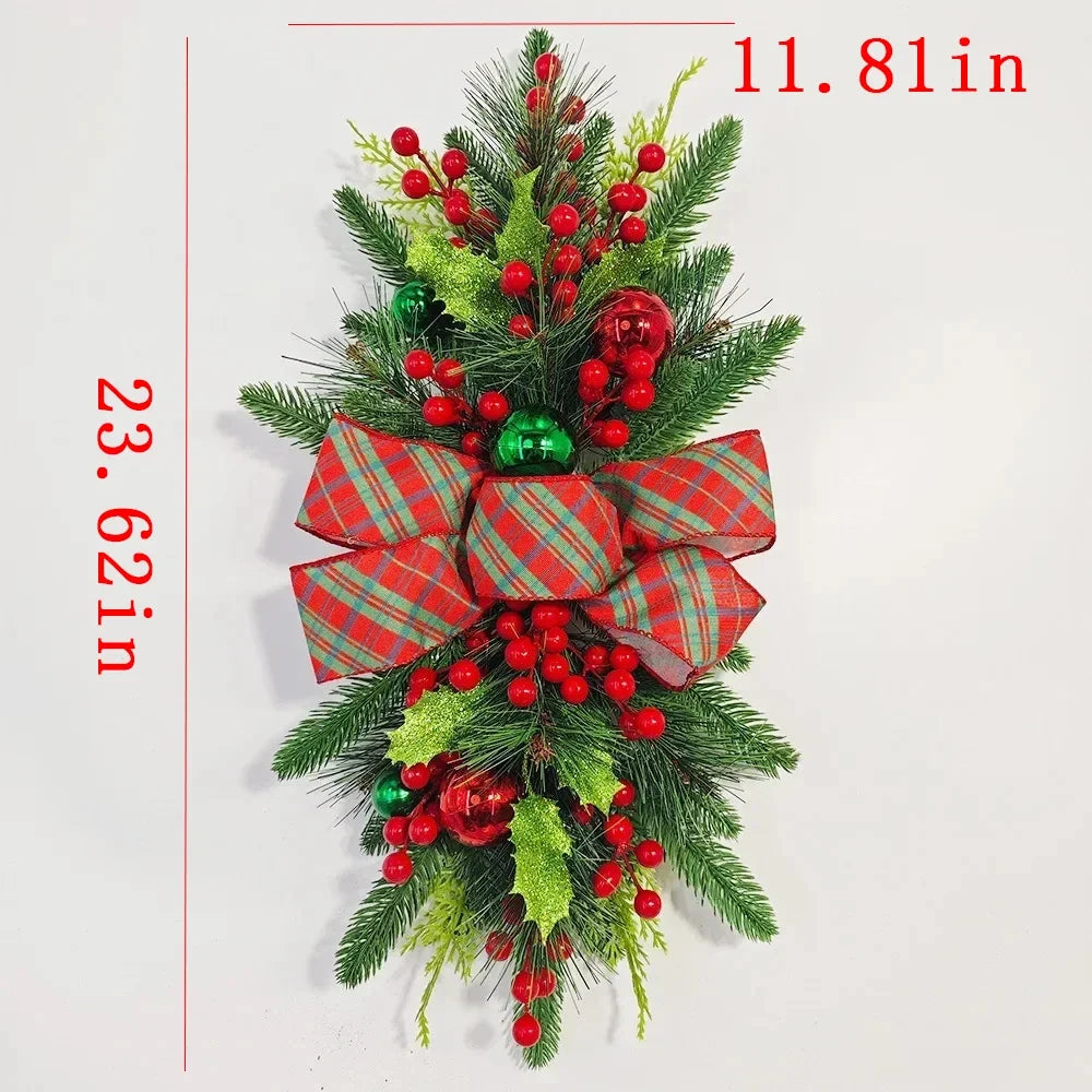 Trendbay Christmas Staircase LED Wreath Decoration