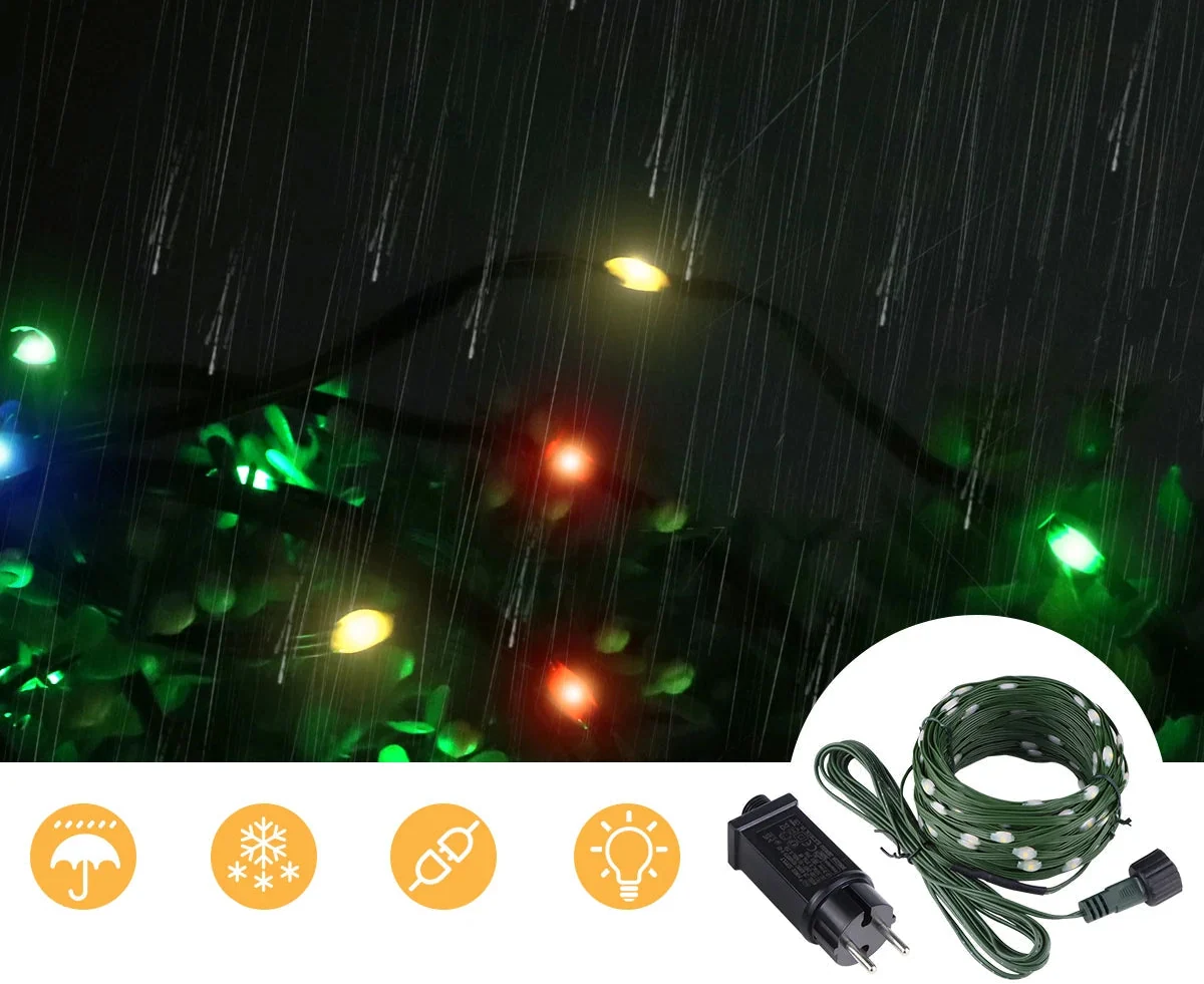 Trendbay 100M 800-LED Warm White Christmas String Lights – 24V IP65 Waterproof