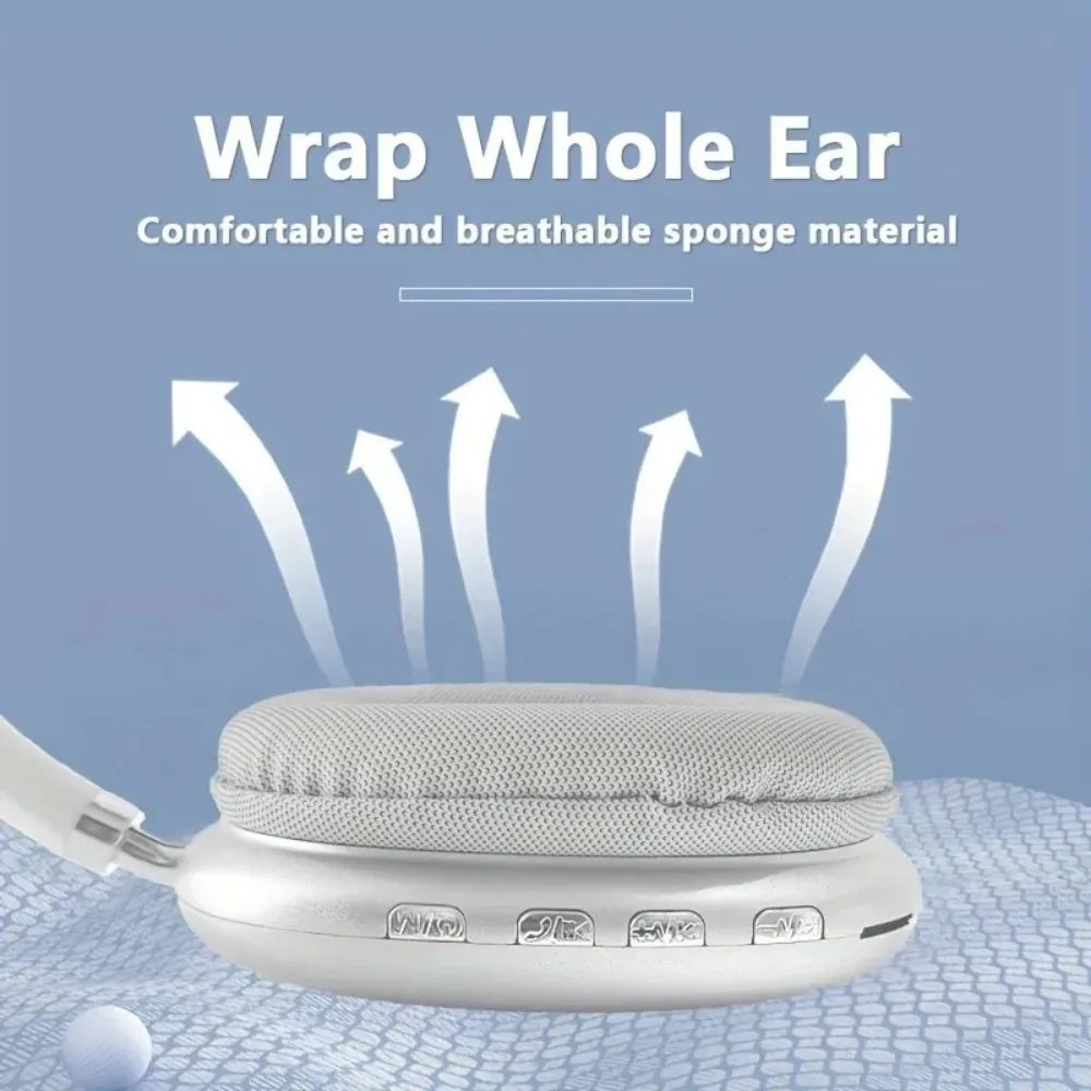 Trendbay Wireless Bluetooth Over-Ear Headphones White