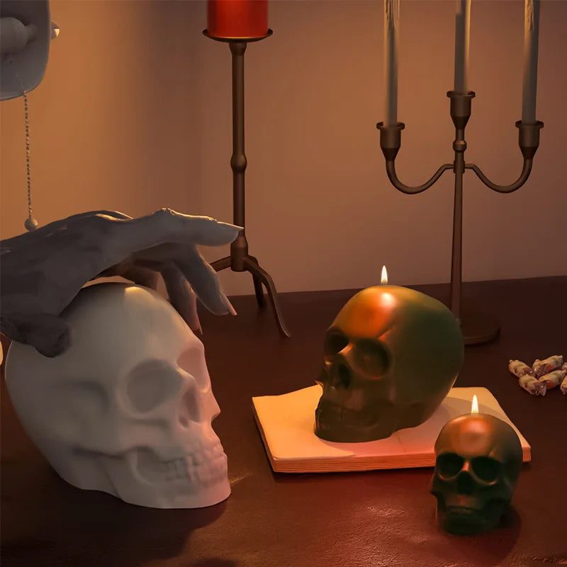 Trendbay Large 3D Skeleton Head Silicone DIY Mold