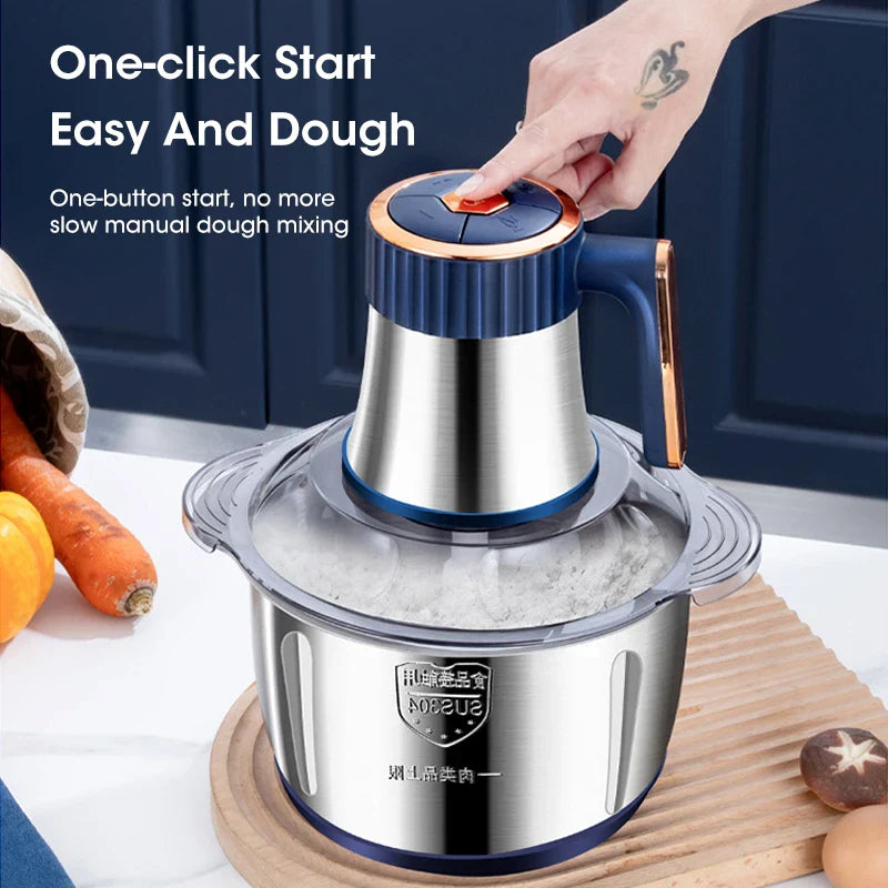 Trendbay 5L Electric Meat Grinder & Food Processor (Stainless Steel)