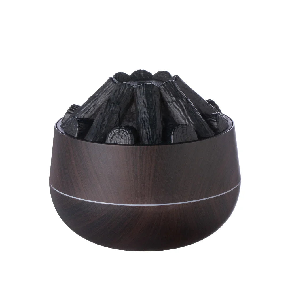 Trendbay Flame Aroma Humidifier – 300ML Ultrasonic Essential Oil Diffuser with Night Light