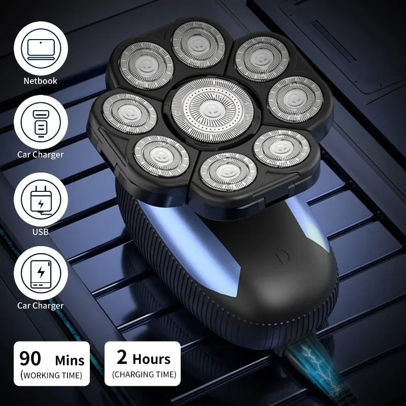 Trendbay 9D Electric Rotary Head Shaver