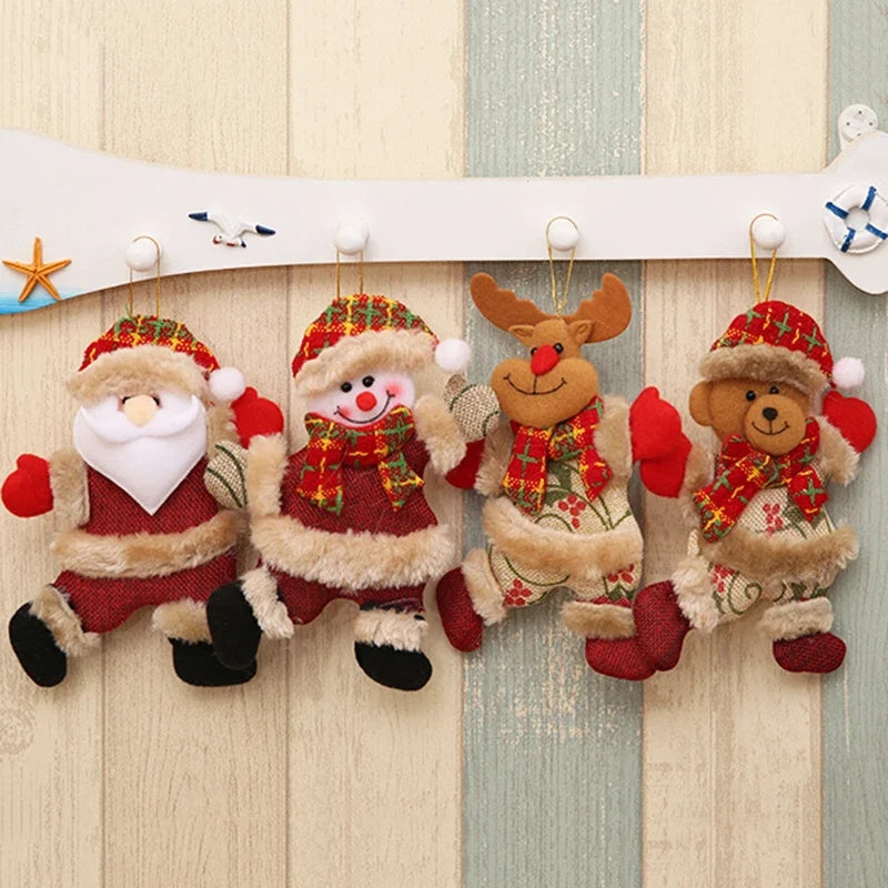 Trendbay 4pcs DIY Merry Christmas Hanging Ornaments Set For Decor