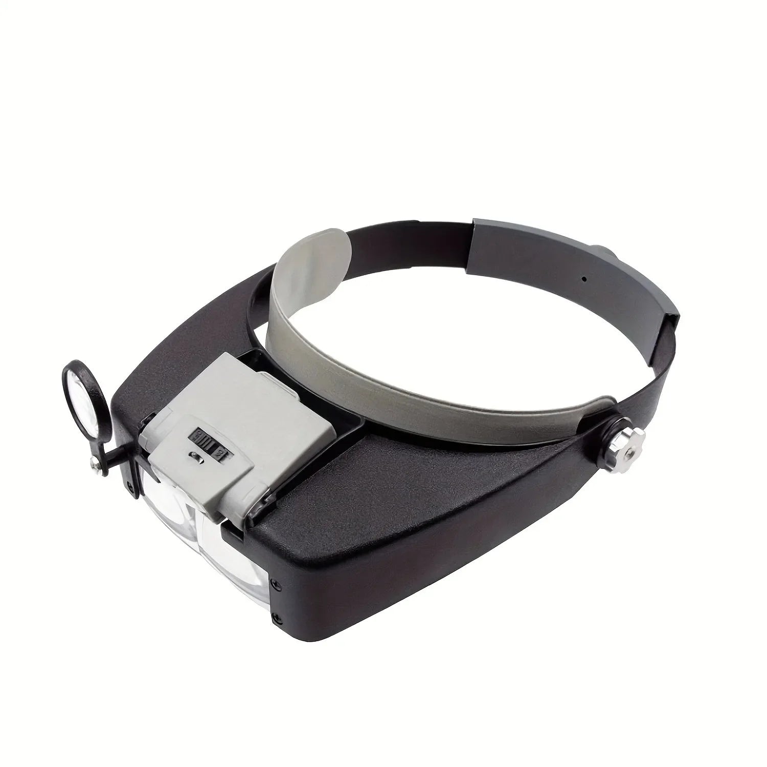 Trendbay LED Head-Mounted Magnifying Glass – Adjustable Dual Lens Magnifier for Reading, Jewelry Repair & Crafts