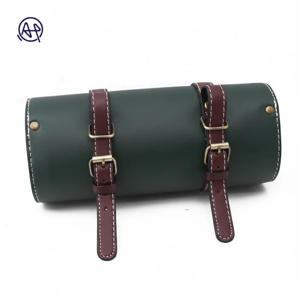 Trendbay Vintage PU Leather Motorcycle Saddle Bag