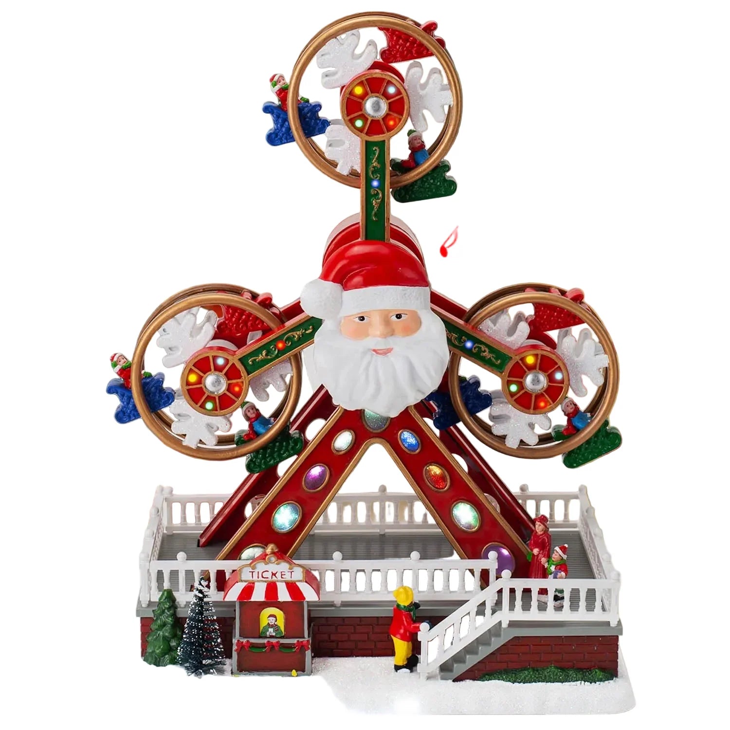 Trendbay Animated Christmas Ferris Wheel Decoration