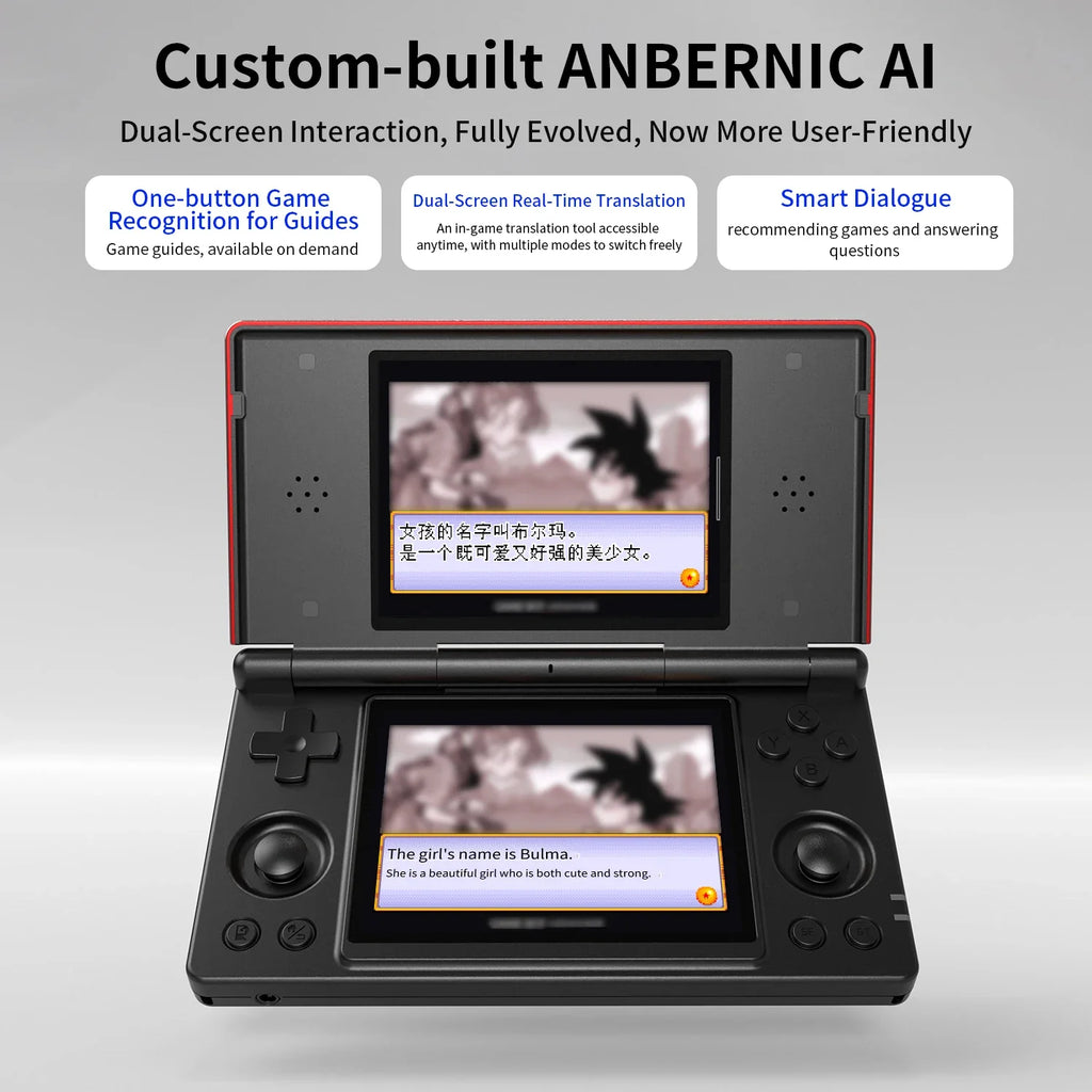 Trendbay Dual-Screen Android Handheld Game Console (4K GAMES)
