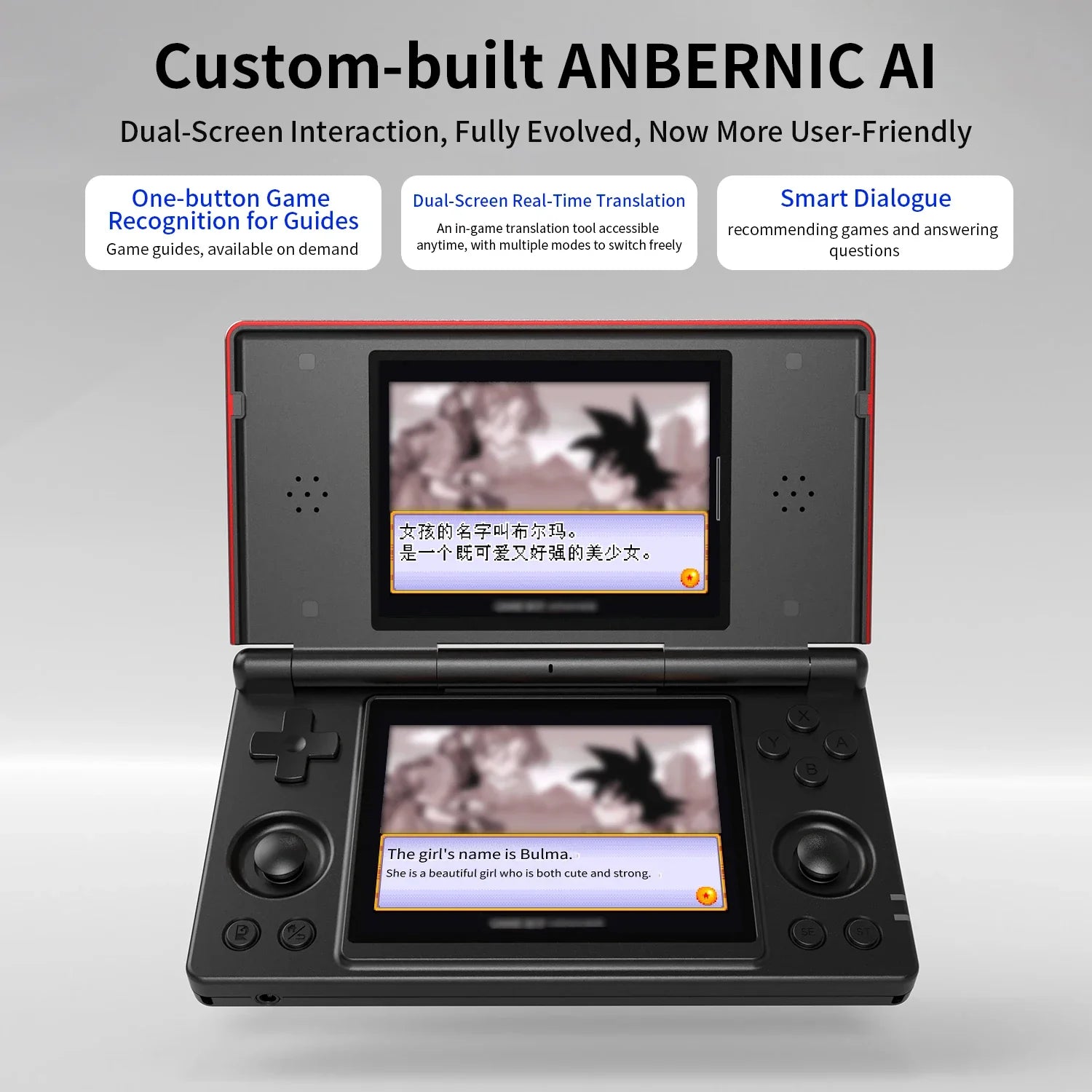 Trendbay Dual-Screen Android Handheld Game Console (4K GAMES)