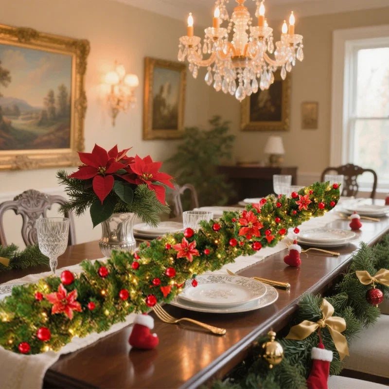 Trendbay 270cm Christmas LED Rattan Garland