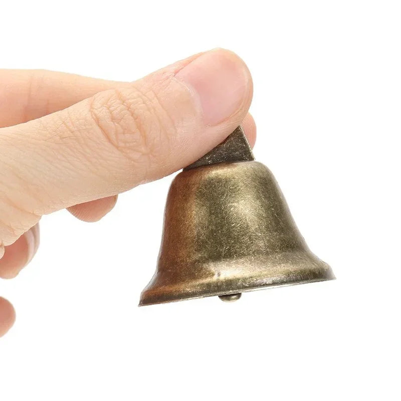 Trendbay 10pcs Vintage Bronze Jingle Bells 38mm Iron Tinplate