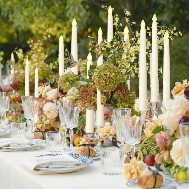Trendbay Flameless LED Taper Candles Set
