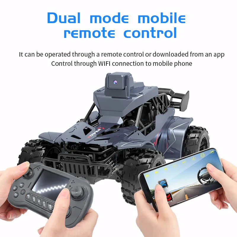 Trendbay RC Car with Camera – FPV Real-Time Transmission, LCD Remote & High-Speed Control