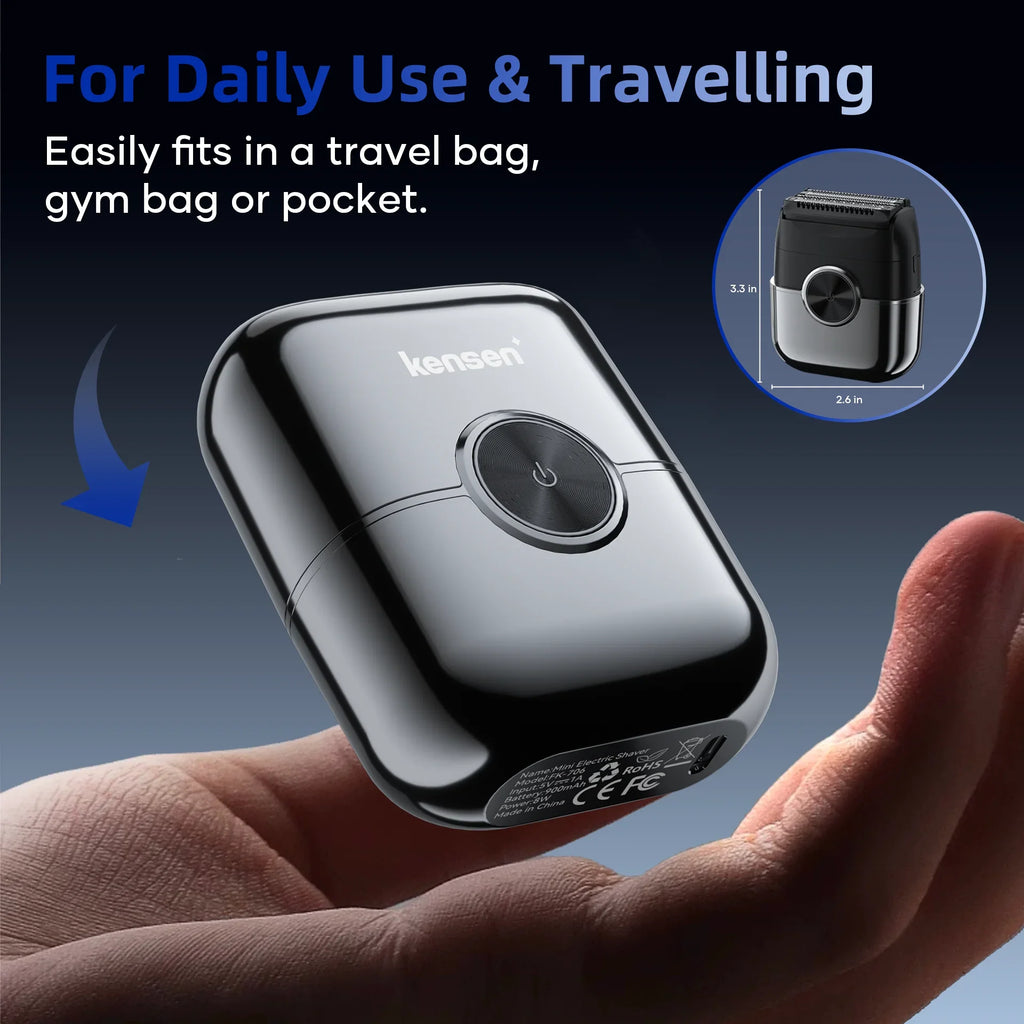 Trendbay 4D Floating Blade Mini Electric Shaver for Men