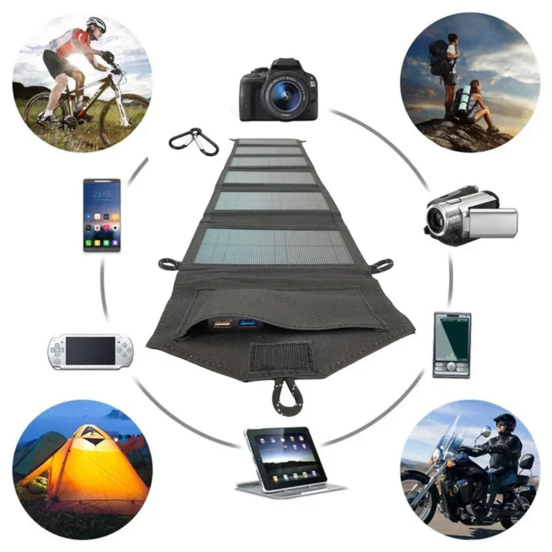 Trendbay Foldable Portable Solar Panel Charger