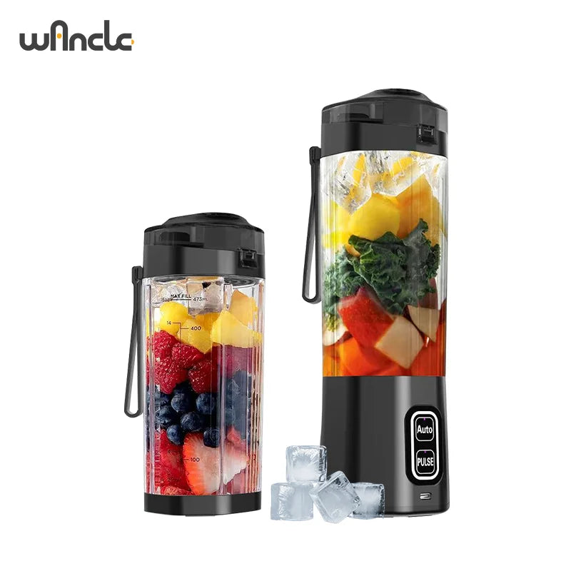 Trendbay Portable USB Juicer Blender 700ML 6-Blade Smoothie Maker