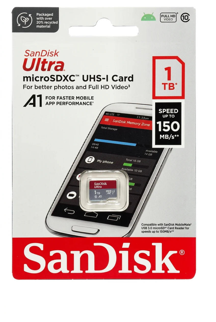 Trendbay SanDisk 1TB MicroSDXC Memory Card Ultra