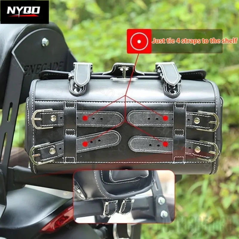Trendbay Waterproof Motorcycle Saddle Storage Bag