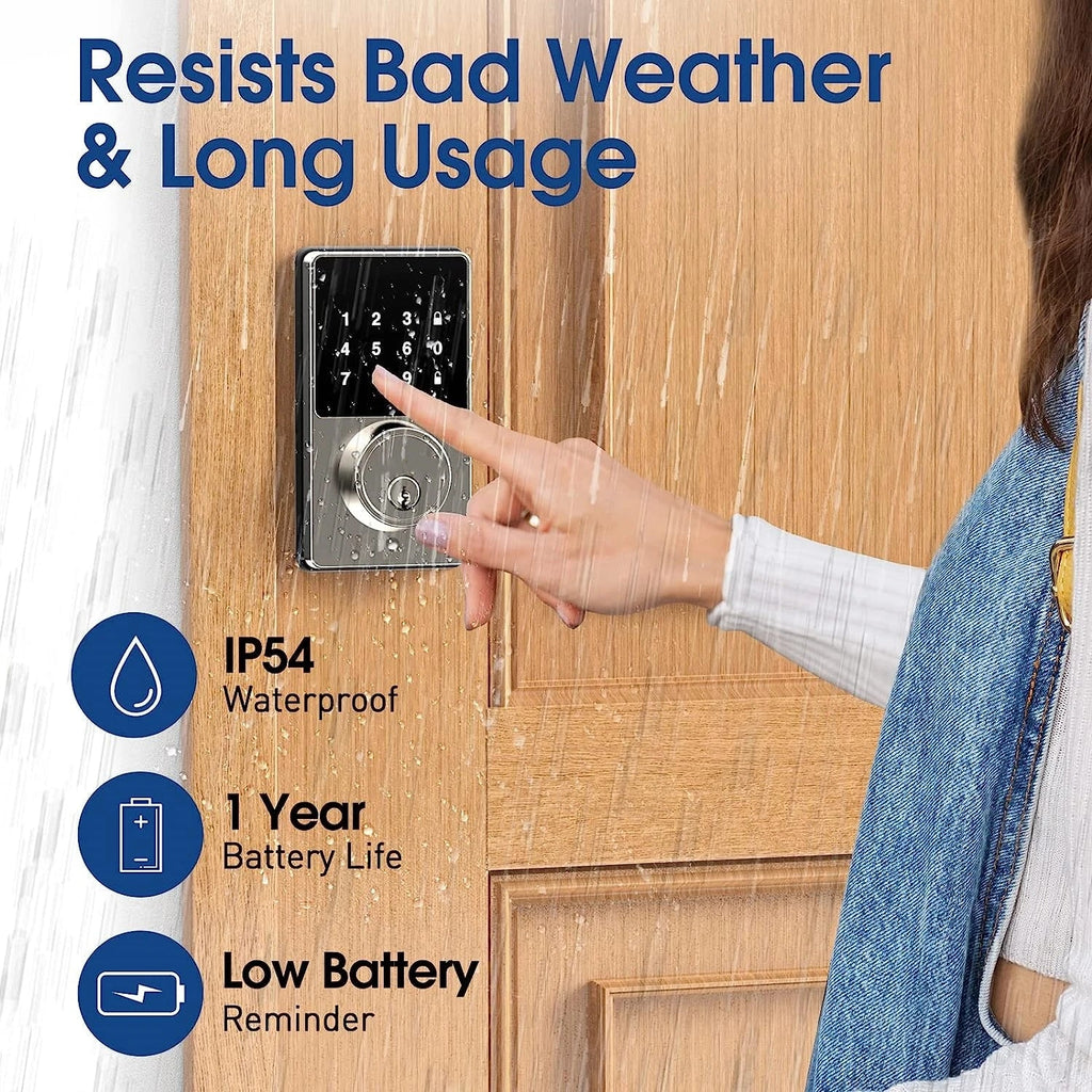 Trendbay Smart Door Lock Keyless Entry Touchscreen