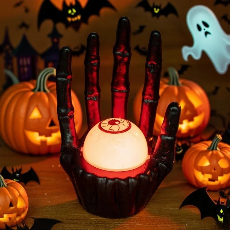 Trendbay 1-Piece Halloween Eye Light Ghost Hand – Black