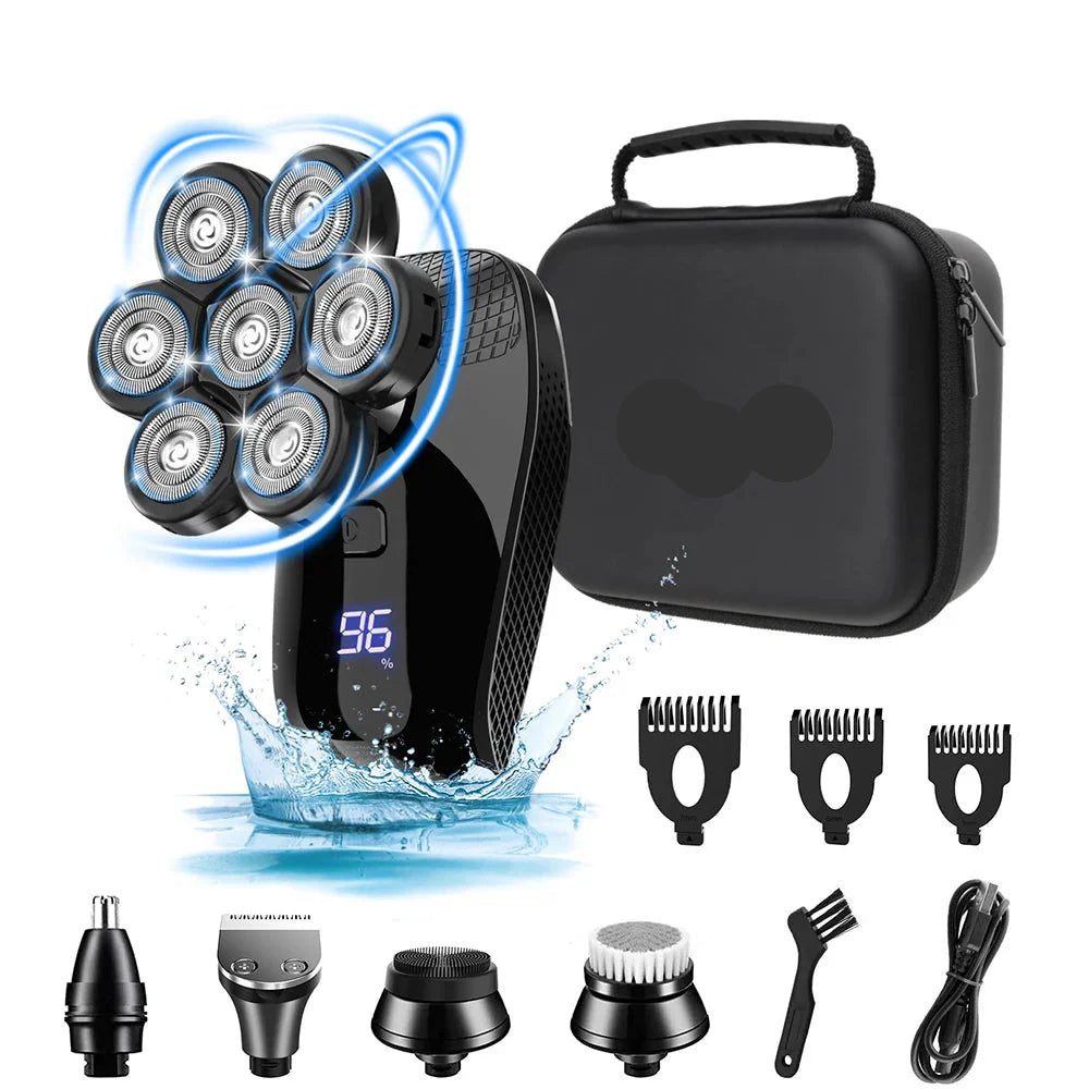Trendbay 5-in-1 Electric Shaver Kit with 7D Floating Cutter Head