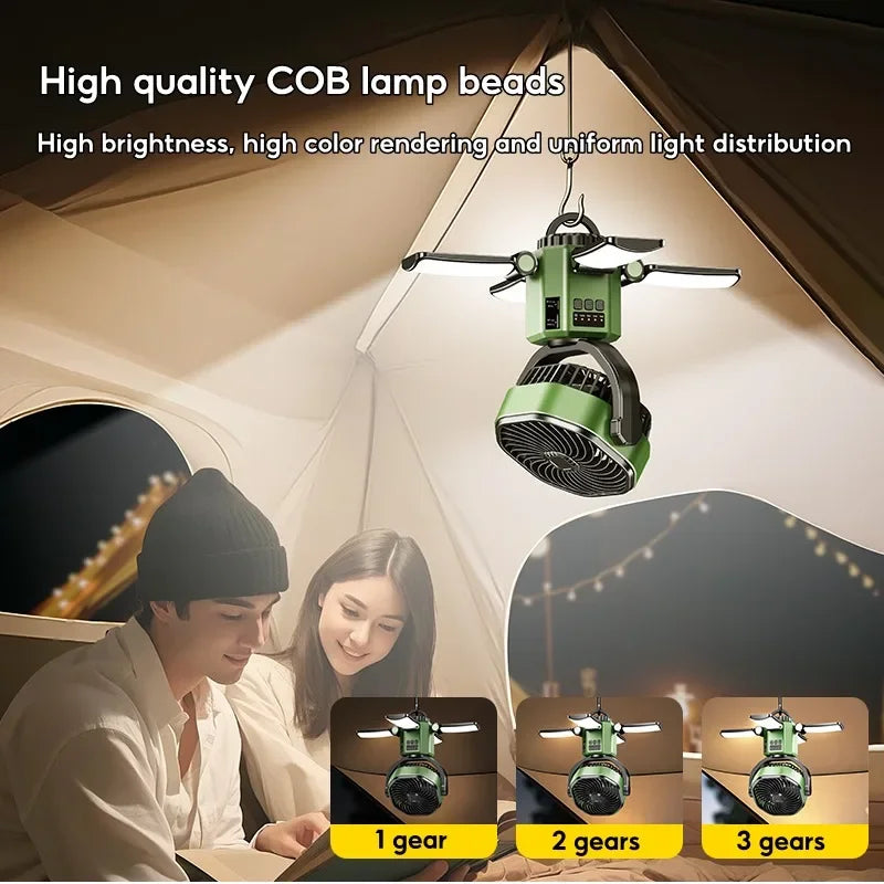 Trendbay Camping Solar Fan