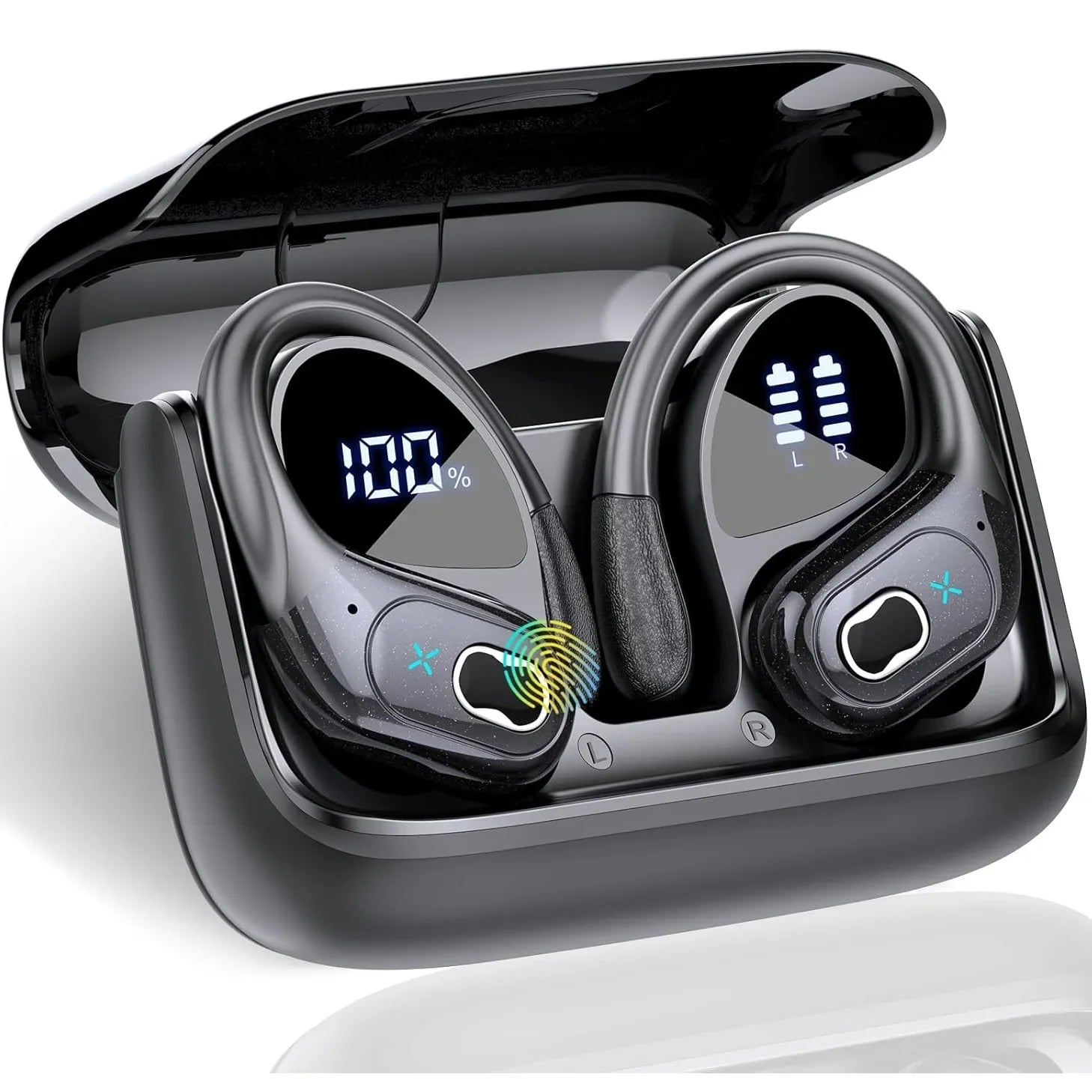 Trendbay Bluetooth 5.4 Wireless Earbuds with Ear Hooks