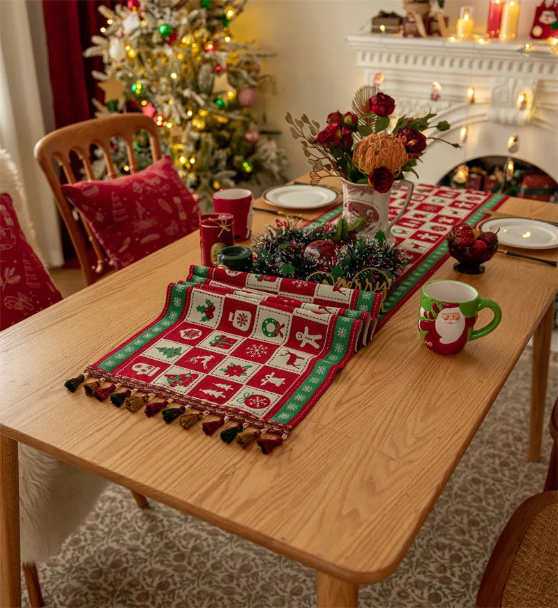 Trendbay Christmas Winter Holiday Table Runner