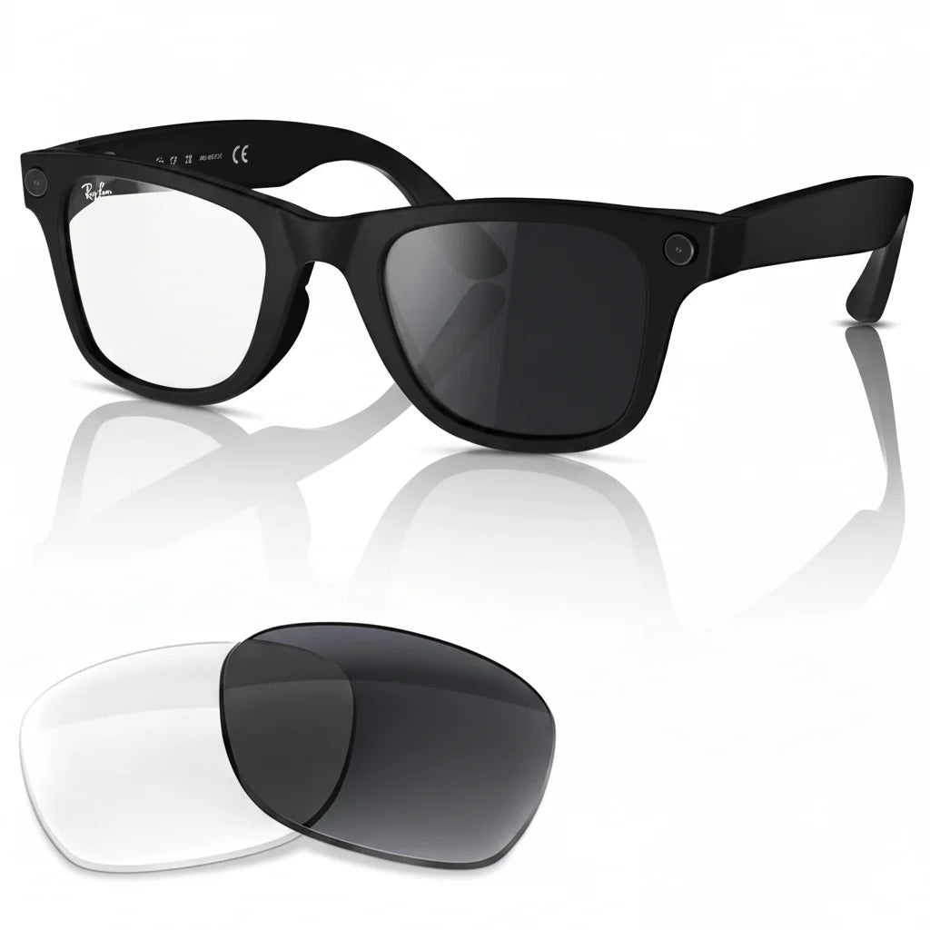 Trendbay Photochromic Polarized Replacement Lenses for Meta Wayfarer Gen 1 & Gen 2 Smart Glasses